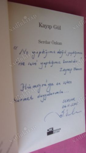 KAYIP GÜL ** Birinci BASIM-- İMZALI **