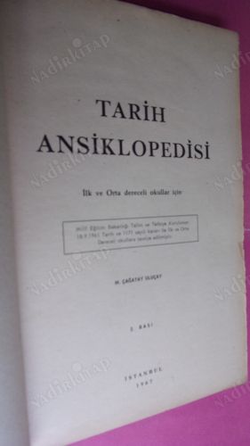 TARİH ANSİKLOPEDİSİ .İLK VE ORTA DERECELİ OKULLAR İÇİN .