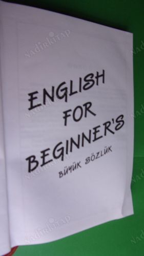 ENGLISH FOR BEGINNERS 8 BÜYÜK SÖZLÜK