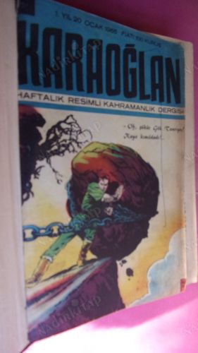KARAOĞLAN HAFTALIK RESİMLİ KAHRAMANLIK DERGİSİ.1965. Sayı: ( 51-52-53-54-55-56-57-58-59-60-61-62-63-64-65-66-67-68-69-70-71-72-73-74-)