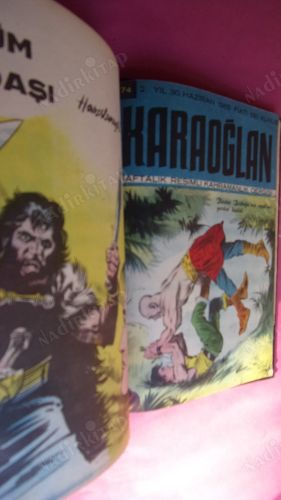 KARAOĞLAN HAFTALIK RESİMLİ KAHRAMANLIK DERGİSİ.1965. Sayı: ( 51-52-53-54-55-56-57-58-59-60-61-62-63-64-65-66-67-68-69-70-71-72-73-74-)