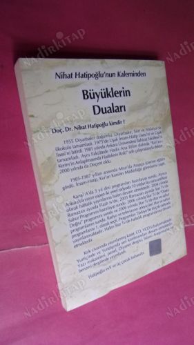 Büyüklerin Duaları / Nihat Hatipoğlu'nun Kaleminden ** İMZALI **
