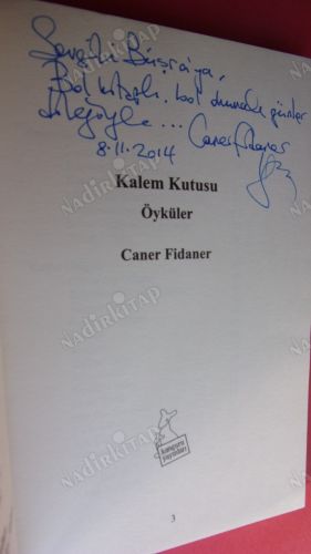 KALEM KUTUSU ÖYKÜLER ** İMZALI **