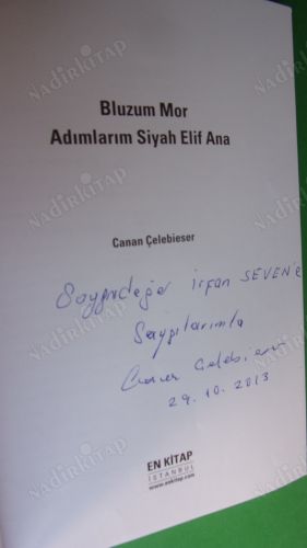 Bluzum Mor Adımlarım Siyah Elif Ana ** imzalı **