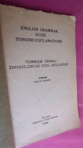 TÜRKÇE İZAHLI İNGİLİZCE DİL BİLGİSİ