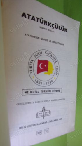 ATATÜRKÇÜLÜK CİLT: 1-2 (Takım) / Atatürk ve Atatürkçülüğe İlişkin Makaleler