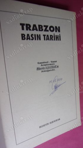 TRABZON BASIM TARİHİ **İMZALI **