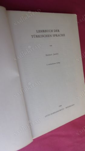 LEHRBUCH DER TÜRKISCHEN SPRACHE
