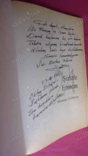 ŞİİRLERLE ERZİNCAN ** İMZALI **