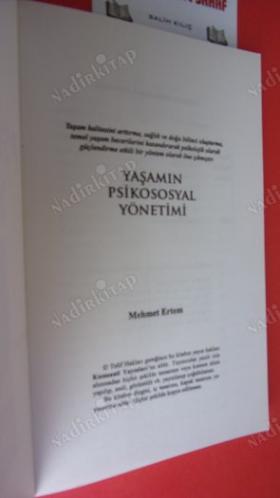 YAŞAMIN PSİKOSOSYAL YÖNETİMİ ..( psikoloji serisi )