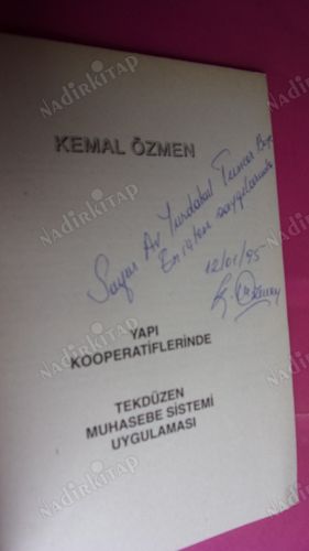 YAPI KOPERATİFLERİNDE . TEKDÜZEN MUHASEBE SİSTEMİ UYGULAMASI ** İMZALI **