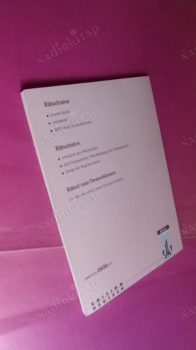 RATEN SIE MAL! Raetsel zum Deutschlernen