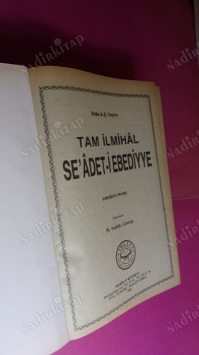 TAM İLMİHAL - SEADET-İ EBEDİYYE CİLTLİ