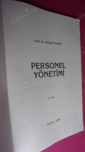 PERSONEL YÖNETİMİ