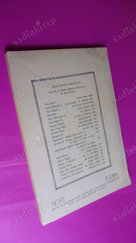 CİSİMLERİN DAYANIMI ( ERKEK SANAT ENSTİTÜLERİ İKİNCİ SINIF )