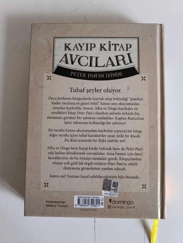 KAYIP KİTAP AVCILARI / PETER PAN'IN İZİNDE (CİLTLİ) ( 1805 )