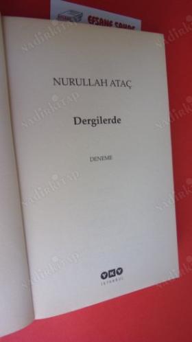 DERGİLERDE ** Birinci Dasım **