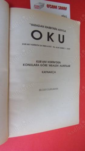 KURAN I ANLAMAK İÇİN YARADAN RABBİNİN ADIYLA OKU ** İMZALI**