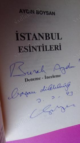 İSTANBUL ESİNTİLERİ * İMZALI *