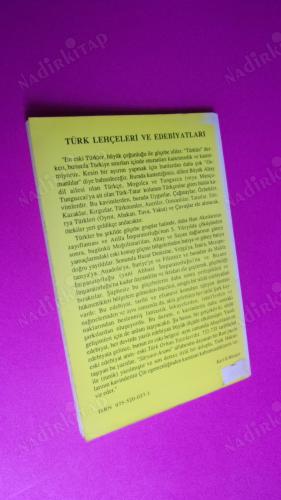 TÜRK LEHÇELERİ VE EDEBİYATLARI ** İLK BASIM **
