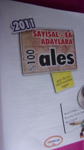 SAYISAL-EA ADAYLARA SÖZEL YETENEK-SAYISAL YETENEK.%100.ALES