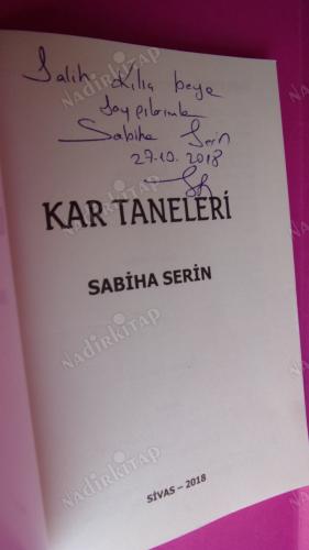 BU SABAH KAR TANELERİ ** İMZALI **