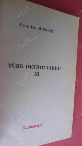 TÜRK DEVRİM TARİHİ. III