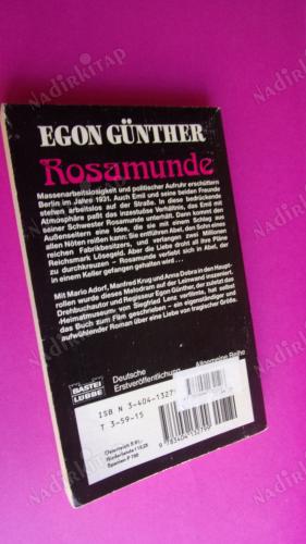 Rosamunde EGON GÜNTHER.Das Buch zum Film.