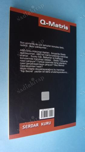 TOP SECRET YAZILAR Gladia ve Stay Behind Operasyonları..** İLK BASIM**