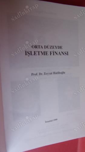 ORTA DÜZEYDE İŞLETME FİNANSI