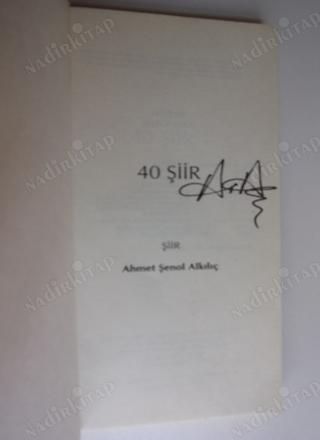 40 ŞİİR ** İMZALI **