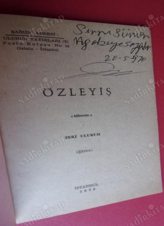 ÖZLEYİŞ ** imzalı**
