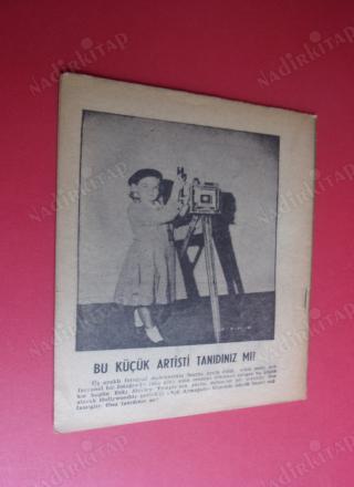 TÜRKİYENİN İLK HAFTALIK BİLMECE DERGİSİ SAYI.15-1958