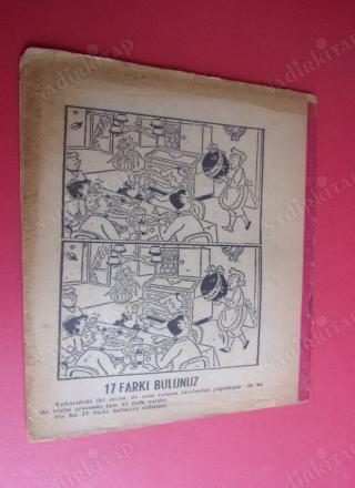 TÜRKİYENİN İLK HAFTALIK BİLMECE DERGİSİ SAYI.18-1958