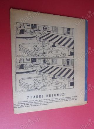 TÜRKİYENİN İLK HAFTALIK BİLMECE DERGİSİ SAYI.9-1958