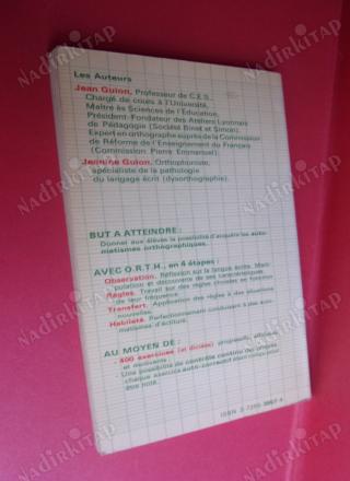Apprendre l'orthographe 5 e