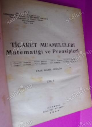 TİCARET MUAMELELERİ MATEMATİĞİ VE PRENSİPLERİ CİLT 1