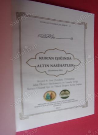 KUR'AN IŞIĞINDA ALTIN NASİHATLER