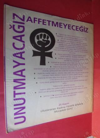 Pazartesi - Kadınlara Mahsus Gazete Sayı: 84 Kasım 2003