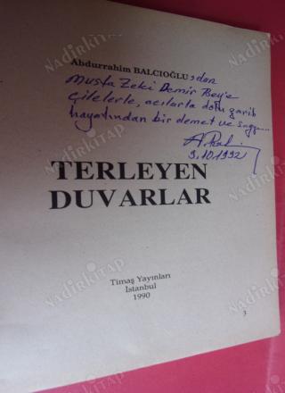 TERLEYEN DUVARLAR. ** İMZALI**