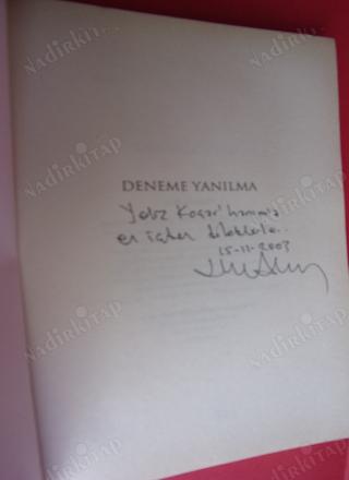 DENEME YANILMA..İMZALI..
