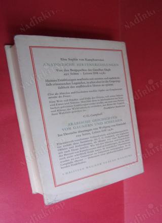 AN NACHTFEUERN DER KARAWAN.SERAIL ( Gece, karavan seraglio'su patlar. Eski Türk göçebelerinin peri masalları ve hikayeleri. )