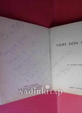 SEVDA GERİ DÖN.. İMZALI ..