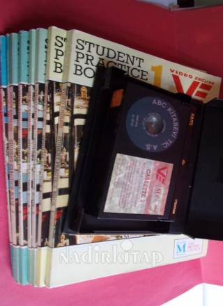 VIDEO ENGLISH 1 2 3 4 5 6 7 8 STUDENT PRACTICE BOOK (8 BOOK SET) ( not kaseti var resimde görünüyor )