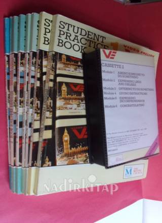 VIDEO ENGLISH 1 2 3 4 5 6 7 8 STUDENT PRACTICE BOOK (8 BOOK SET) ( not kaseti var resimde görünüyor )