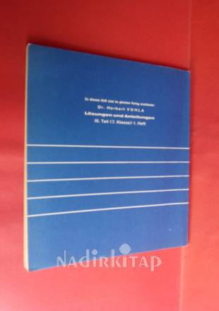 LEHRBUCH DER MATHEMATIK Für Dıe Oberstufe Der allgemeinbilden höheren sehulen ..III. TEIL ERSTES HEFT.
