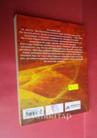 EMSALSİZ AŞK -- İLK BASIM -