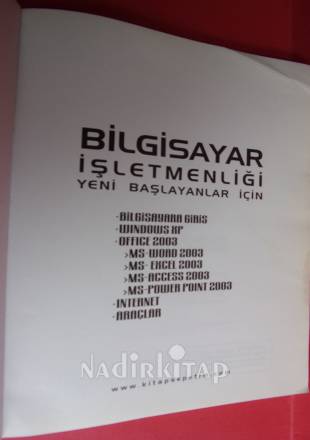 BİLGİSAYAR İŞLETMENLİĞİ YENİ BAŞLAYANLAR İÇİN