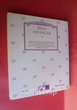 DÜNYA YAZARLARINDAN SEÇİLMİŞ KISA OYUNLAR 1 ( İLK BASIM )