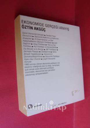 EKONOMİDE GERÇEĞİ ARAYIŞ-- İLK BASIM --